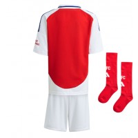 Arsenal Domáci Detský futbalový dres 2024-25 Krátky Rukáv (+ trenírky)
